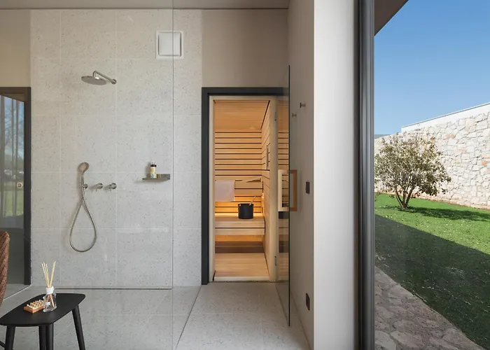 빌라 Gaia 1 For 9 People Near With Sauna & Private Pool *